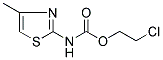 2-CHLOROETHYL N-(4-METHYL-1,3-THIAZOL-2-YL)CARBAMATE Struktur