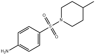 4-(4-METHYL-PIPERIDINE-1-SULFONYL)-PHENYLAMINE Struktur