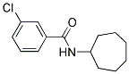 3-CHLORO-N-CYCLOHEPTYLBENZENECARBOXAMIDE Struktur