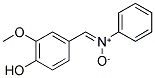 [(4-HYDROXY-3-METHOXYPHENYL)METHYLENE](PHENYL)AMMONIUMOLATE Struktur