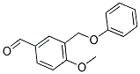 4-METHOXY-3-PHENOXYMETHYLBENZALDEHYDE Struktur