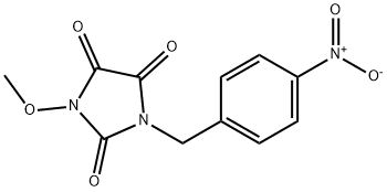 1-METHOXY-3-(4-NITROBENZYL)-1H-IMIDAZOLE-2,4,5(3H)-TRIONE Struktur