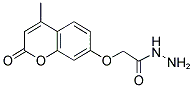 (4-METHYL-2-OXO-2H-CHROMEN-7-YLOXY)-ACETIC ACID HYDRAZIDE Struktur