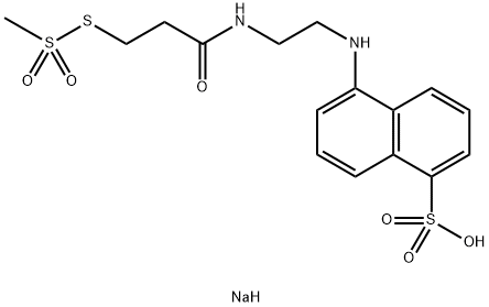 N-(METHANETHIOSULFONYLETHYLCARBOXAMIDOETHYL)-5-NAPHTHYLAMINE-1-SULFONIC ACID, SODIUM SALT price.