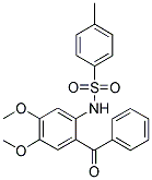 N-(2-BENZOYL-4,5-DIMETHOXY-PHENYL)-4-METHYL-BENZENESULFONAMIDE Struktur