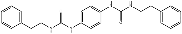 ((2-PHENYLETHYL)AMINO)-N-(4-(((2-PHENYLETHYL)AMINO)CARBONYLAMINO)PHENYL)FORMAMIDE Struktur