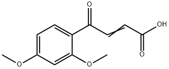 (E)-4-(2,4-DIMETHOXYPHENYL)-4-OXO-2-BUTENOIC ACID Struktur