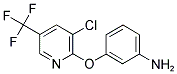 3-[3-CHLORO-5-(TRIFLUOROMETHYL)PYRID-2-YLOXY]ANILINE Struktur