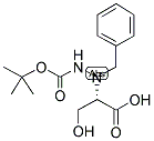 (S)-(+)-N(ALPHA)-BENZYL-N(BETA)-BOC-(L)-HYDRAZINOSERINE Struktur