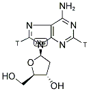 2'-DEOXYADENOSINE, [2,8-3H]- Struktur