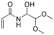 N-(1-HYDROXY-2,2-DIMETHOXY-ETHYL)-ACRYLAMIDE Struktur