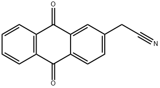 2-(9,10-DIOXO-9,10-DIHYDRO-2-ANTHRACENYL)ACETONITRILE Struktur