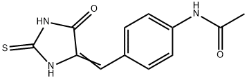 N-(4-((5-OXO-2-THIOXOIMIDAZOLIDIN-4-YLIDENE)METHYL)PHENYL)ETHANAMIDE Struktur