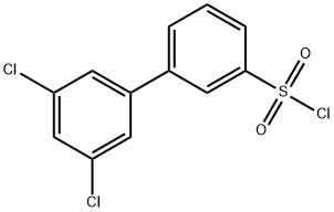 [3-(3,5-DICHLOROPHENYL)PHENYL]SULFONYL CHLORIDE Struktur