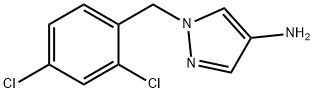 1-(2,4-DICHLORO-BENZYL)-1H-PYRAZOL-4-YLAMINE Struktur