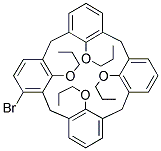 5-BROMO-25,26,27,28-TETRAPROPOXYCALIX[4]ARENE Struktur