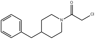 1-(4-BENZYL-PIPERIDIN-1-YL)-2-CHLORO-ETHANONE Struktur