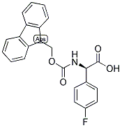 (R)-N-FMOC-4-FLUOROPHENYLGLYCINE Struktur