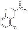 2'-CHLORO-6'-FLUORO-BETA-METHYL-BETA-NITROSTYRENE Struktur