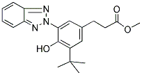 POLY (OXY-1,2-ETHANEDIYL),ALPHA-[3-[3-(2H-BENZOTRIAZOL-2-YL)-5-(1,1-DIMETHYLETHYL)-4-HYDROXYPHENYL]-1-OXOPROPYL]-OMEGA-HYDROXY WITH POLY(OXY-1,2-ETHANEDIYL),ALPHA-[3-[3-(2H-BENZOTRIAZOL-2-YL)-5-(1,1-DIMETHYLETHYL)-4-HYDROXYPHENYL]-1-OXOPROPYL]-OMEGA-[3-[3-(2H-BENZOTRIAZOL-2-YL)-5-(1, 1 -DIMETHYLETHYL)-4-HYDROXYPHENYL]-1-OXOPROPOXY] Struktur