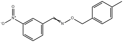 3-NITROBENZENECARBALDEHYDE O-(4-METHYLBENZYL)OXIME Struktur