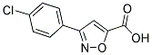 3-(4-CHLOROPHENYL)-5-ISOXAZOLECARBOXYLIC ACID Struktur