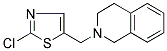 2-[(2-CHLORO-1,3-THIAZOL-5-YL)METHYL]-1,2,3,4-TETRAHYDROISOQUINOLINE Struktur