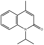 1-ISOPROPYL-4-METHYL-2(1H)-QUINOLINONE Struktur