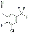 3-CHLORO-2-FLUORO-5-(TRIFLUOROMETHYL)PHENYLACETONITRILE Struktur