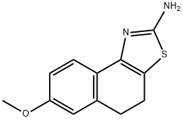 7-METHOXY-4,5-DIHYDRO-NAPHTHO[1,2-D]THIAZOL-2-YLAMINE Struktur