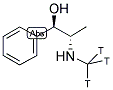 (-) EPHEDRINE-L [N-METHYL-3H] Struktur