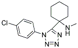 N-{1-[1-(4-CHLOROPHENYL)-1H-TETRAZOL-5-YL]CYCLOHEXYL}-N-METHYLAMINE Struktur