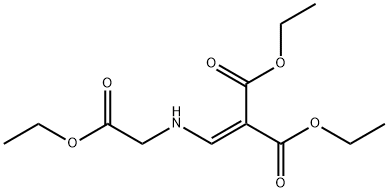 DIETHYL 2-([(2-ETHOXY-2-OXOETHYL)AMINO]METHYLENE)MALONATE Struktur