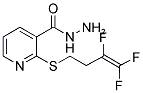 2-[(3,4,4-TRIFLUORO-3-BUTENYL)SULFANYL]NICOTINOHYDRAZIDE Struktur