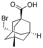 3-(BROMOMETHYL)-5-METHYL-1-ADAMANTANECARBOXYLIC ACID Struktur