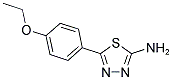 2-AMINO-5-(4-ETHOXYPHENYL)-1,3,4-THIADIAZOLE Struktur