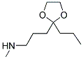 4-(ETHYLENEDIOXY)-N-METHYL-HEPTYLAMINE Struktur