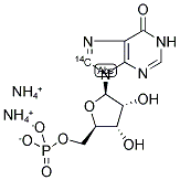 INOSINE-(8-14C) 5'-MONOPHOSPHATE DIAMMONIUM SALT Struktur