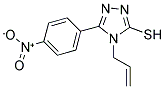 4-ALLYL-5-(4-NITROPHENYL)-4H-1,2,4-TRIAZOLE-3-THIOL Struktur