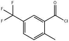 2-METHYL-5-(TRIFLUOROMETHYL)BENZOYL CHLORIDE Struktur