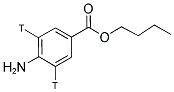 BUTYL 4-AMINOBENZOATE, [RING 3,5-3H] Struktur