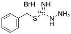 5-BENZYLISOTHIOSEMICARBAZIDE HYDROBROMIDE, [CARBAZIDE-14C] Struktur