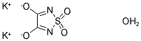 DIPOTASSIUM 1,2,5-THIADIAZOLE-3,4-DIOLATE 1,1-DIOXIDE HYDRATE Struktur