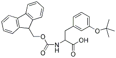 FMOC-D, L-M-TYR(TBU) Struktur