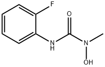 N'-(2-FLUOROPHENYL)-N-HYDROXY-N-METHYLUREA Struktur