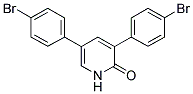 3,5-BIS(4-BROMOPHENYL)-2(1H)-PYRIDONE Struktur