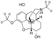 DIHYDROCODEINE-D6 HYDROCHLORIDE Struktur