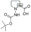 (R)-(+)-N(BETA)-BOC-(D)-HYDRAZINOPROLINE Struktur