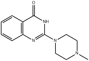 2-(4-METHYLPIPERAZINO)-4(3H)-QUINAZOLINONE Struktur