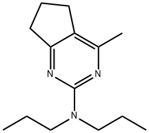 4-METHYL-N,N-DIPROPYL-6,7-DIHYDRO-5H-CYCLOPENTA[D]PYRIMIDIN-2-AMINE Struktur